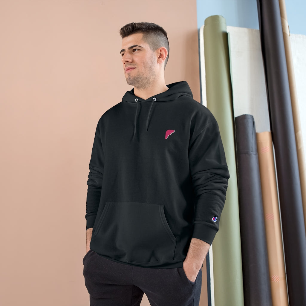 Black champion hoodie and sweatpants hot sale